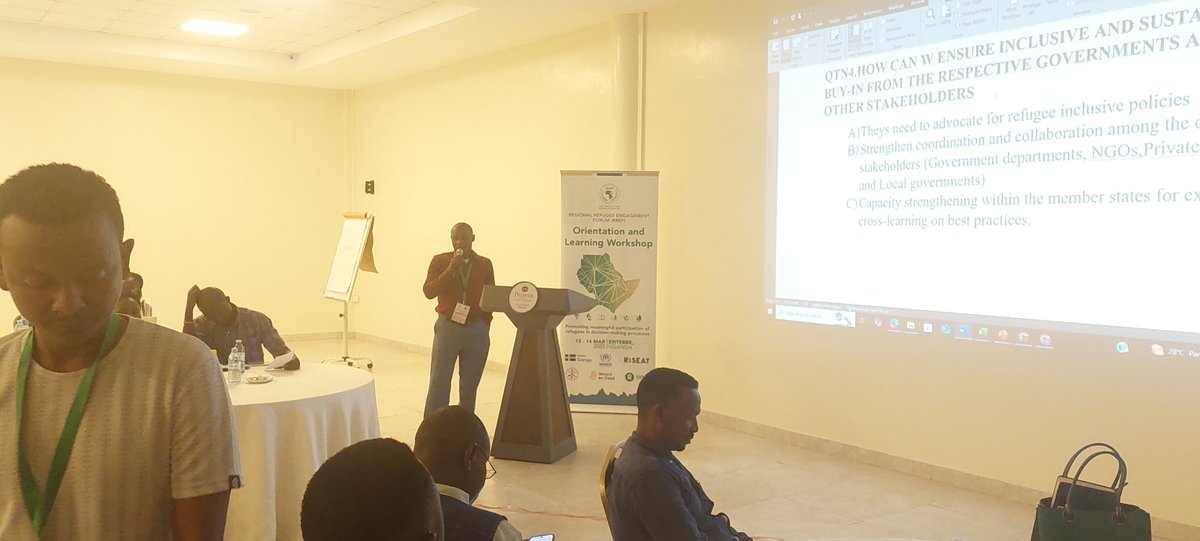 Eyokia (@eyokia1) on Twitter photo Woor en Daad with funding from Dutch Ministry of Foreign Affairs is happy to have supported RLO partners to participate in the ongoing Regional Refugee Engagement Forum orientation and learning in Entebbe organised by IGAD <a href="/lead_uganda2024/">Local empowerment and development (LEADUganda)</a> <a href="/NLinUganda/">Embassy of the Netherlands in Uganda</a> <a href="/IGADsecretariat/">IGAD Secretariat</a> Woor en Daad with funding from Dutch Ministry of Foreign Affairs is happy to have supported RLO partners to participate in the ongoing Regional Refugee Engagement Forum orientation and learning in Entebbe organised by IGAD <a href="/lead_uganda2024/">Local empowerment and development (LEADUganda)</a> <a href="/NLinUganda/">Embassy of the Netherlands in Uganda</a> <a href="/IGADsecretariat/">IGAD Secretariat</a>