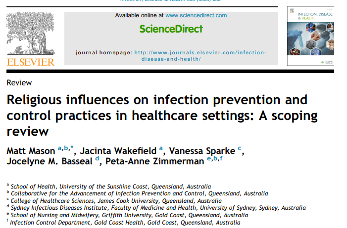 Griffith University Nursing & Midwifery (@griffithnursing) on Twitter photo 📢 Publication Alert 📢
Congratulations to Dr Peta-Anne Zimmerman (<a href="/IPCPau/">Peta-Anne Zimmerman</a>) & authors on your recent publication in #InfectionDiseaseHealth <a href="/ElsevierNurse/">Elsevier for Nursing Professionals</a> <a href="/ACIPC/">ACIPC</a>
Have a read here⬇️
sciencedirect.com/science/articl… 📢 Publication Alert 📢
Congratulations to Dr Peta-Anne Zimmerman (<a href="/IPCPau/">Peta-Anne Zimmerman</a>) & authors on your recent publication in #InfectionDiseaseHealth <a href="/ElsevierNurse/">Elsevier for Nursing Professionals</a> <a href="/ACIPC/">ACIPC</a>
Have a read here⬇️
sciencedirect.com/science/articl…