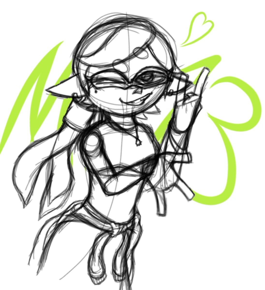 I don't think I'll do her justice if I make it a line art (Plus i ran out of time lmao)

HAPPY MAR13 DAY AND GN 💚