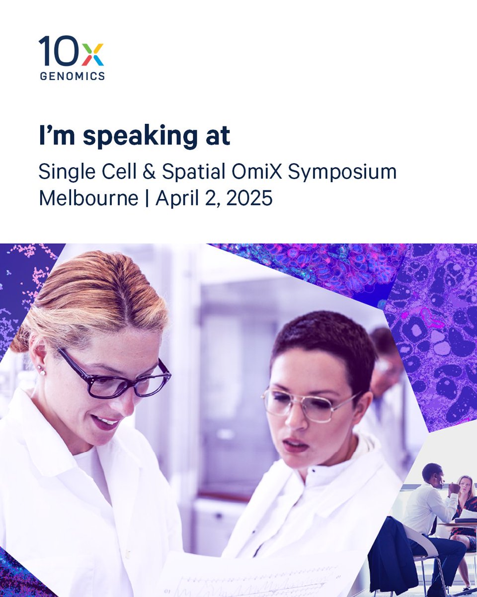 Lim Chee Liew 刘玲志 (@limcheeliew) on Twitter photo Excited to speak at <a href="/10xGenomics/">10x Genomics</a> Single Cell & Spatial OmiX Symposium on April 2 in Melbourne! Join us to explore #singlecell & #spatialbiology. Register for free: 10xgen.com/1Kq See you there! Excited to speak at <a href="/10xGenomics/">10x Genomics</a> Single Cell & Spatial OmiX Symposium on April 2 in Melbourne! Join us to explore #singlecell & #spatialbiology. Register for free: 10xgen.com/1Kq See you there!