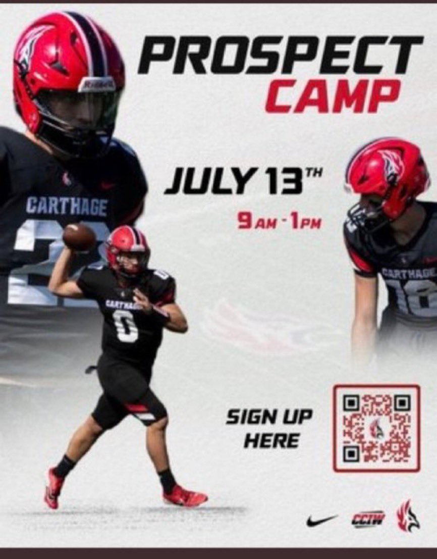 Thank you so much <a href="/OrryHellenbrand/">Orry Hellenbrand</a> for the invite to Carthage college prospect camp! <a href="/bwdankeefer/">Dan Keefer</a>
