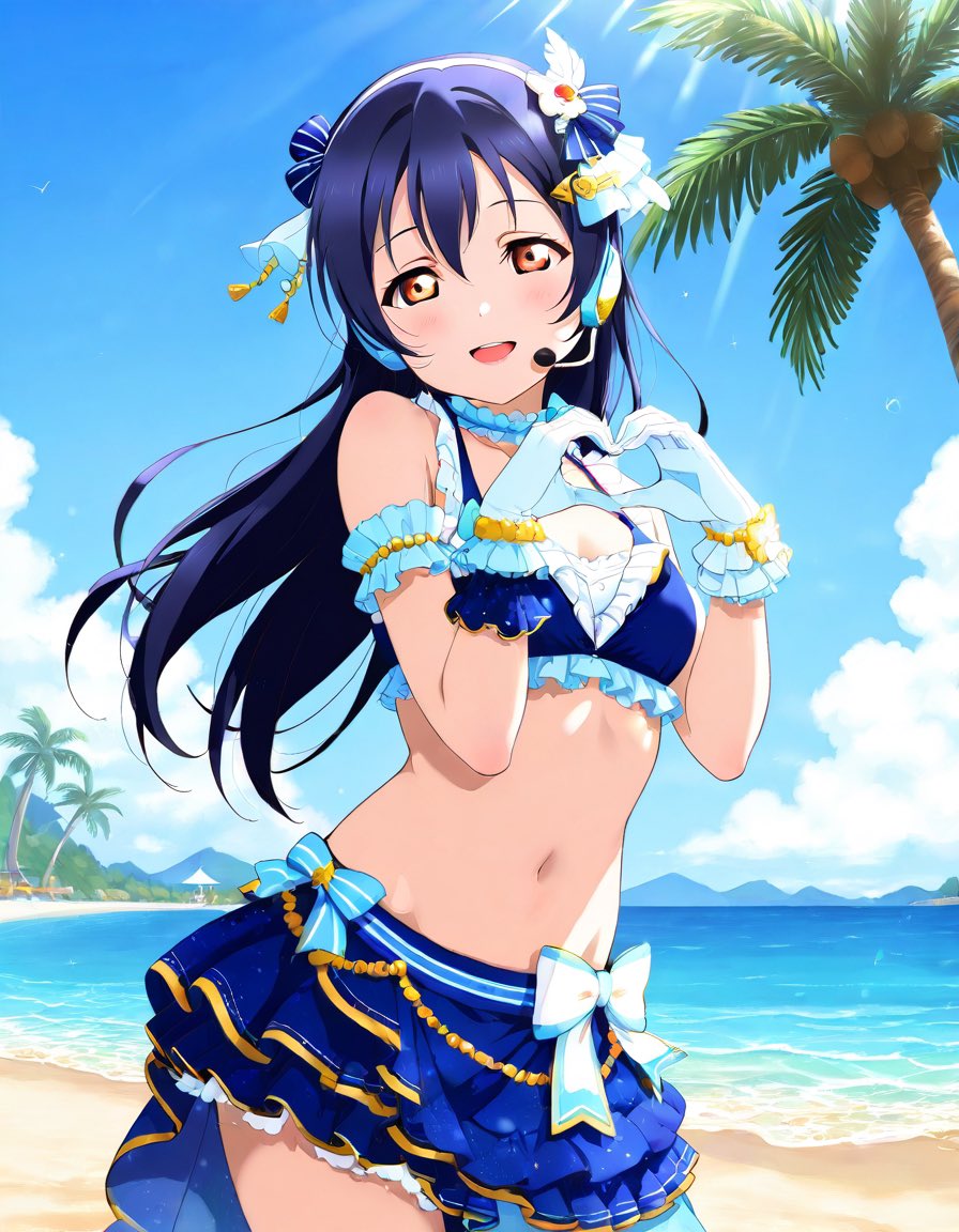 こんにちは🐸✨🌸 お昼にしましょ〜😋 【今日のラブライブ】ビーチ