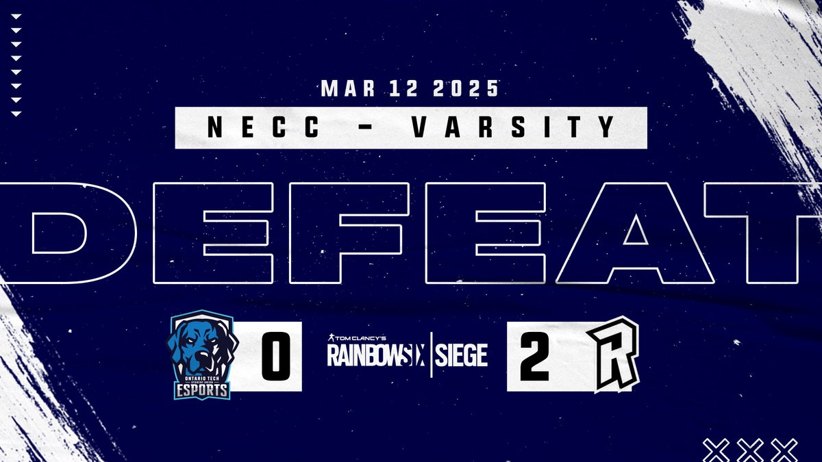 OTSU Esports (@otsu_esports) on Twitter photo MATCH REPORT RECAP 🏁
—---------------------------------
Tough match for OTSU Rainbow Six Siege Varsity, falling 0-2 to <a href="/RadfordEsports/">Radford Esports</a> MATCH REPORT RECAP 🏁
—---------------------------------
Tough match for OTSU Rainbow Six Siege Varsity, falling 0-2 to <a href="/RadfordEsports/">Radford Esports</a>