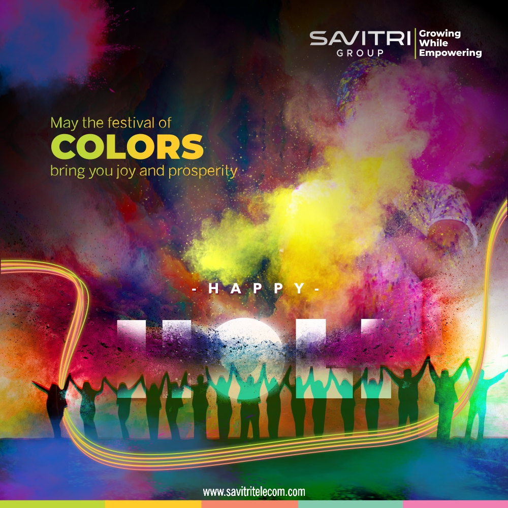 Savitritelecom's tweet photo. CELEBRATION I Celebrate the vibrant colors of life with Savitri Telecom this Holi! 🌈✨
Let’s connect, share, and spread joy with every hue. Wishing you a colorful and joyful Holi from all of us!
#HappyHoli #Holi #ColorsOfConnection #CelebrateTogether #savitrigroup https://t.co/EgArZ32na7