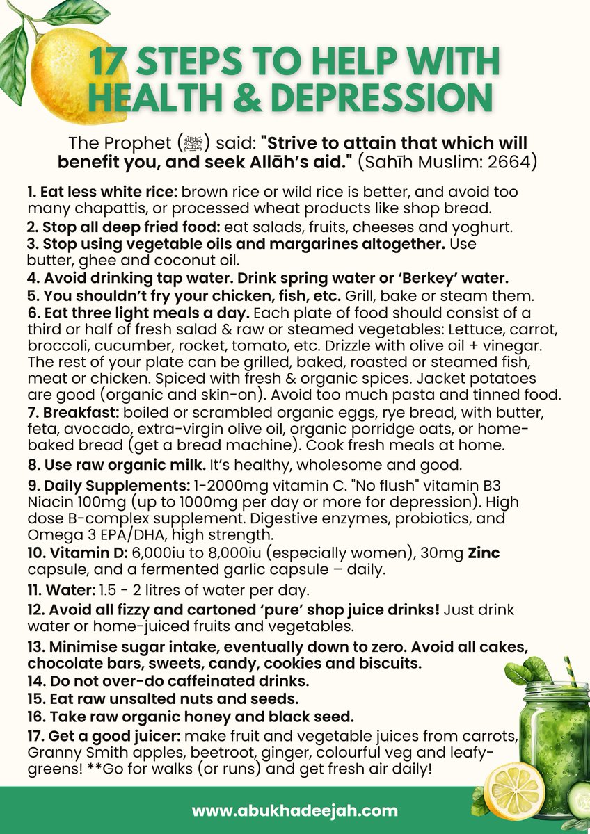 Some simple ways to improve your diet and health safely. Read and share―and let me know how you feel after a month!