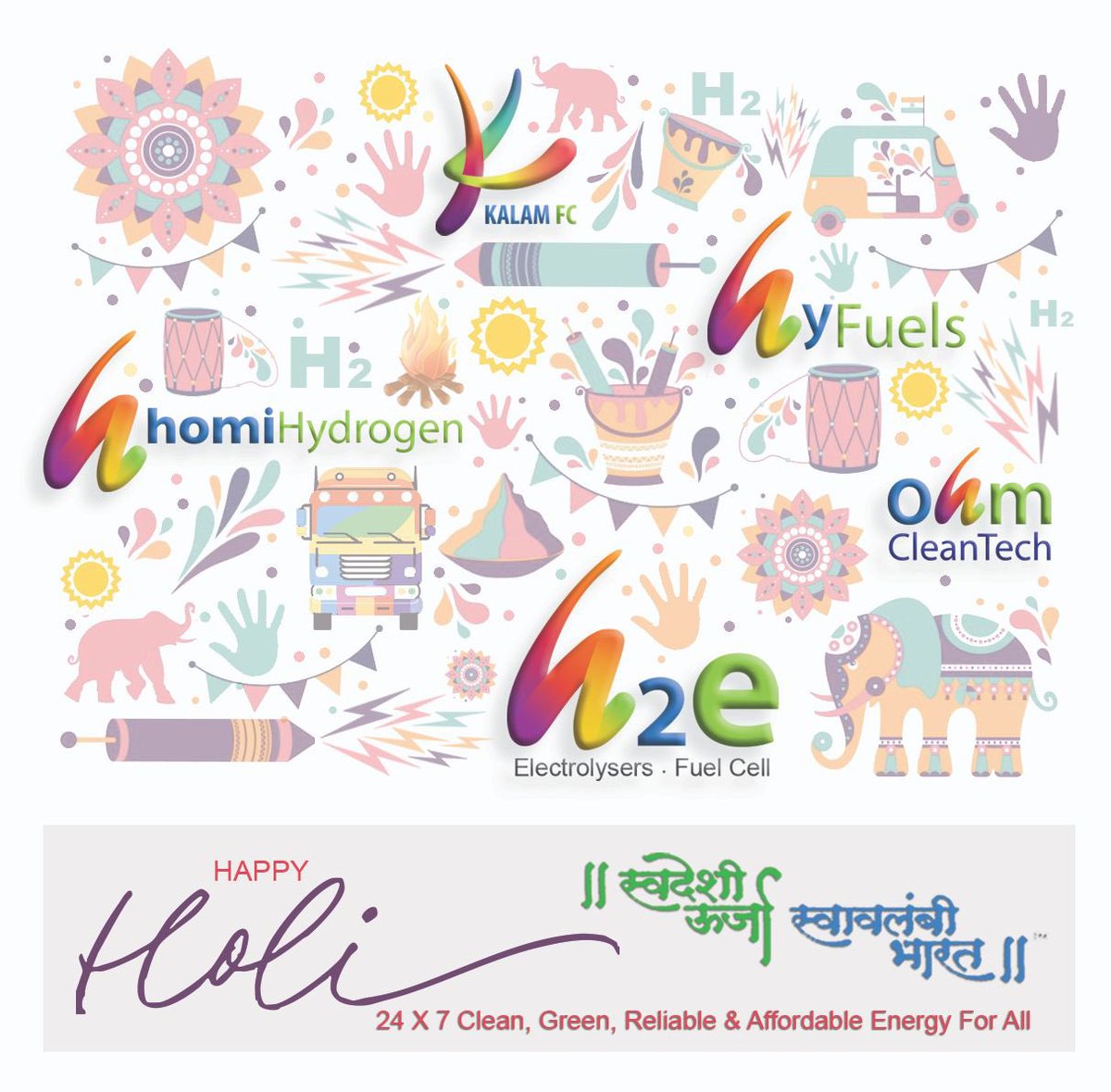 The Colors, The Energy, The Blessings, The Changing of the Season to New Opportunities and New Successes. . 

The Colorful festival of Holi brings in a Fresh dose of infinite energy and unlimited joy. . 

My Family joins me to Wish you and yours a Very Happy, Joyous Holi. . A day
