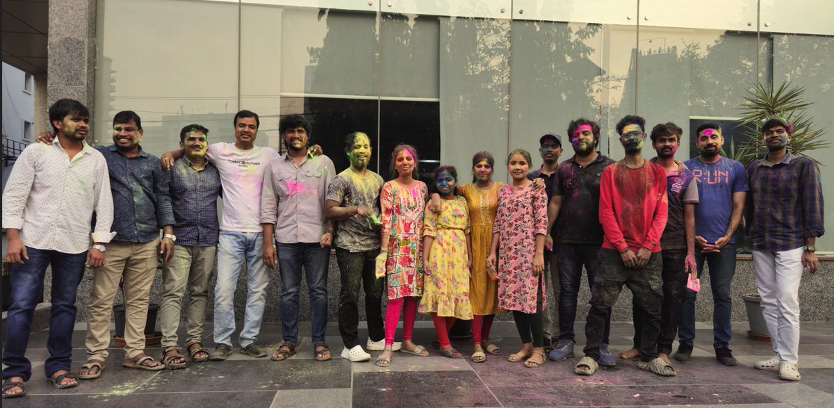 NetScoreTech's tweet image. Holi is not just about playing with colors—it’s about strengthening bonds, breaking barriers, and fostering inclusivity. Wishing everyone a colorful and joyful Holi! 🌈✨
#HappyHoli #Holi2025 #HoliCelebration #TeamSpirit #NetScore #NetScoreTechnologies #NetScoreTech