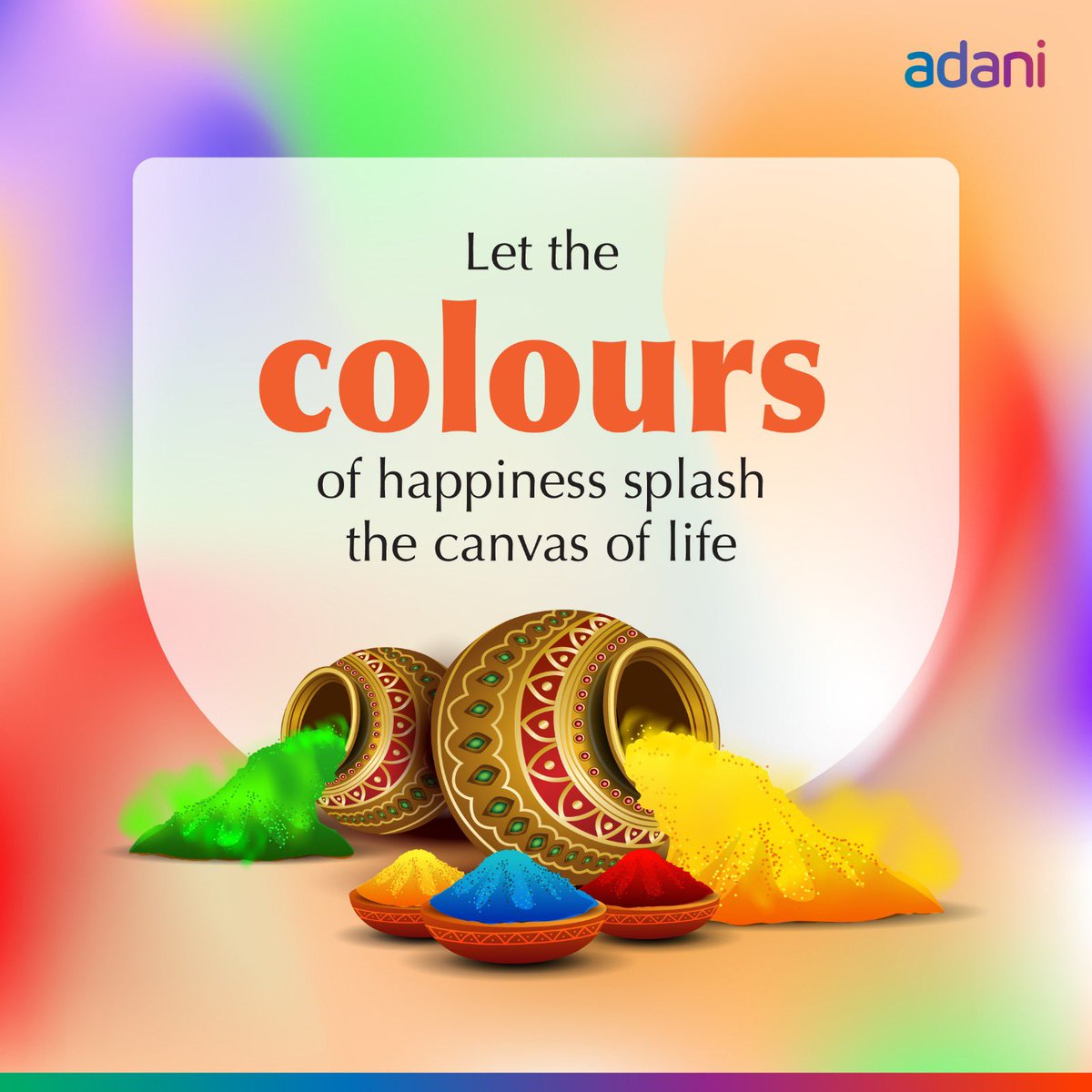 May festivities of Holi bring abundant happiness and togetherness for everyone. Happy Holi!