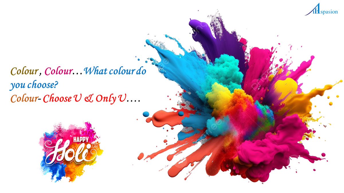 Aspasion's tweet photo. #SafeHoli https://t.co/uPt1oPNsj1