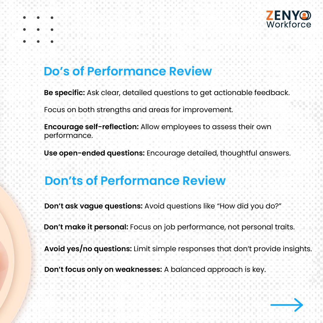 ZenyoWorkforce's tweet image. Want to ace performance reviews? Be clear, specific, and focus on growth. 
Visit us: zenyohr.com/workforce/perf…
#performancereview #careerdevelopment #feedbacktips #employeegrowth #professionaldevelopment #goalsetting #constructivefeedback #performanceevaluation #leadershipskills