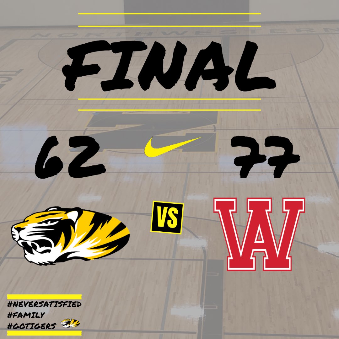 Tigers season ends

Kam Kroll 19
Ethan Harms 14
Boden Teal 11
Tysen Teal 10

Not the way we wanted it to finish but we left it all on the court. Thanks to our seniors Boden Teal, Austin Lahti, Oscar Danz and Luke Hanna on a great career!

#NEVERSATISFIED
#FAMILY
#GOTIGERS