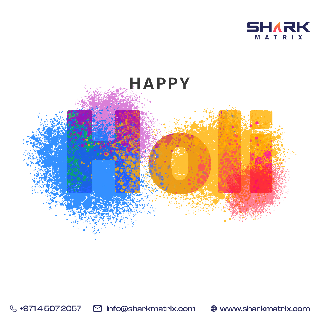sharkmatrixhq's tweet image. Wishing you a festival filled with colors, joy, and success! Stay vibrant, stay innovative! 🎉✨

#HappyHoli #SharkMatrix #FestivalOfColors