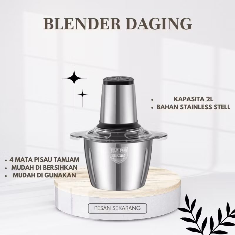 fitripertama16's tweet image. Cek Blender Chopper Blender Daging Stainless Coper Penggiling Daging Serbaguna dengan harga Rp58.200. Dapatkan di Shopee sekarang! s.shopee.co.id/9zjbIr8pm9?sha…

#promoblender #fypシ