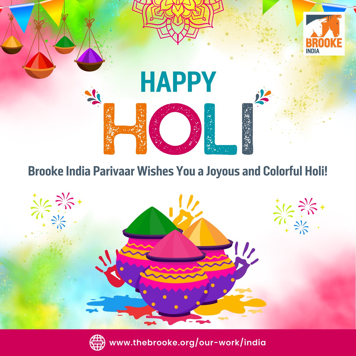 Wishing everyone a very happy Holi! May this festival of colors bring happiness and prosperity to everyone's lives. 🌈✨ #happyholi2025