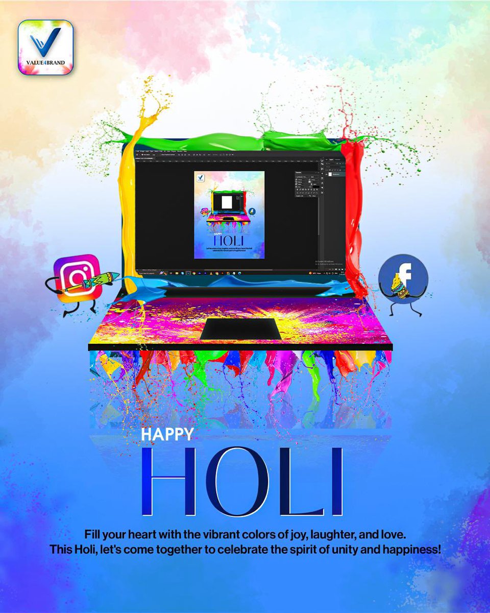 Splashing Colors, Spreading Joy! Happy Holi from Value4Brand! 🌟,Let’s celebrate the festival of colors with love, laughter, and endless joy!
#holi #happyholi #holifestival #holi2025 #digitalmarketing #digitalmarketingagency #orm #ormagency #onlinereputation #v4b #value4brand