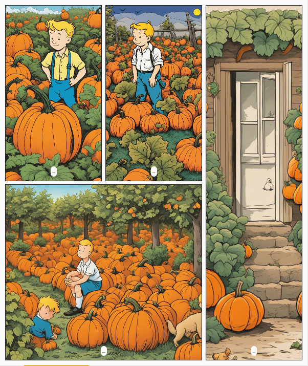 NftRoseanne's tweet image. Attention, science fans! 🌱 ArtStyleMimi #293 grows vitamin-rich pumpkins in her garden. Summer sunlight turned them into superfood treasures. Want a slice or a glass of juice? Let’s explore this orange wonder. 南瓜 #PumpkinPower #ThreadStart  )😛