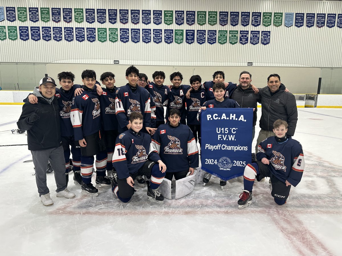 PCAHA (@pcahamain) on Twitter photo Congratulations to #PCAHA FVW U15 Surrey C1 for Winning the FVW U15 Playoff Banner Blue Group! <a href="/SurreyMinor/">Surrey Minor Hockey</a> Congratulations to #PCAHA FVW U15 Surrey C1 for Winning the FVW U15 Playoff Banner Blue Group! <a href="/SurreyMinor/">Surrey Minor Hockey</a>