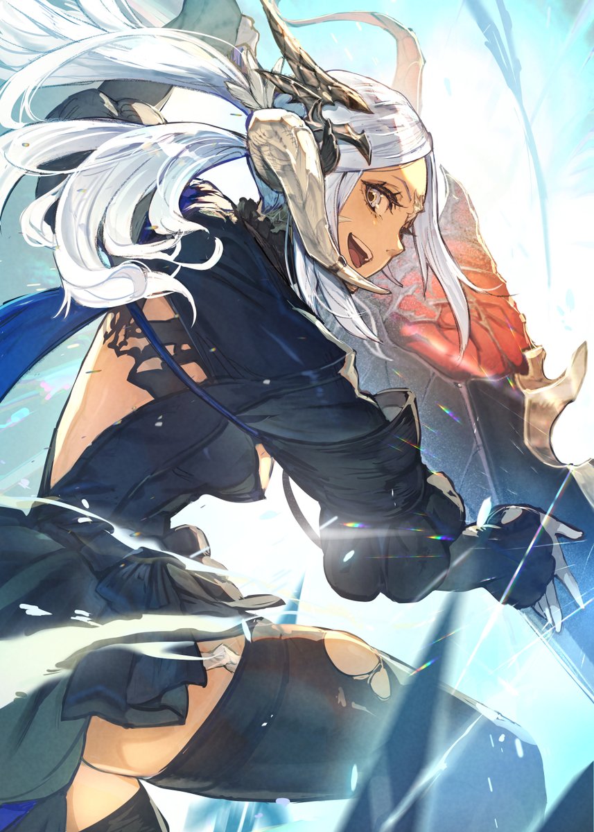 I'll protect you!

Commission for Skeb