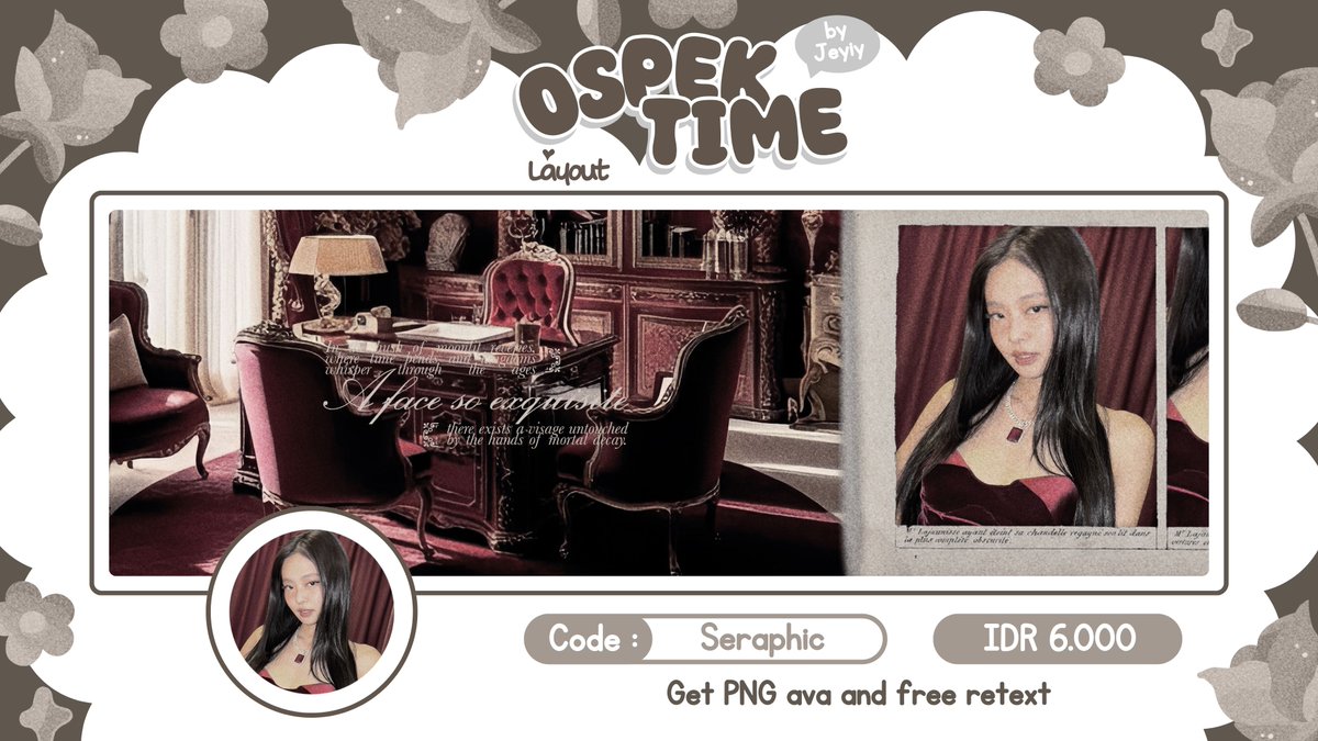 huimmel's tweet image. ᅠ
ᅠᅠKindly repost this. Thankyou! 𖥸
ᅠᅠBantu   ospek   katalog   baruku?
ᅠᅠThis  theme  is perfect for those
ᅠᅠwho    love    vintage   aesthetics, 
ᅠᅠa  mature   touch,   or   a    classy 
ᅠᅠlayout. 

ᅠᅠContoh   layout   bisa  ditake  ya.

( #zonaba #zonauang )