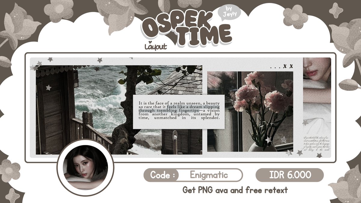 huimmel's tweet image. ᅠ
ᅠᅠKindly repost this. Thankyou! 𖥸
ᅠᅠBantu   ospek   katalog   baruku?
ᅠᅠThis  theme  is perfect for those
ᅠᅠwho    love    vintage   aesthetics, 
ᅠᅠa  mature   touch,   or   a    classy 
ᅠᅠlayout. 

ᅠᅠContoh   layout   bisa  ditake  ya.

( #zonaba #zonauang )