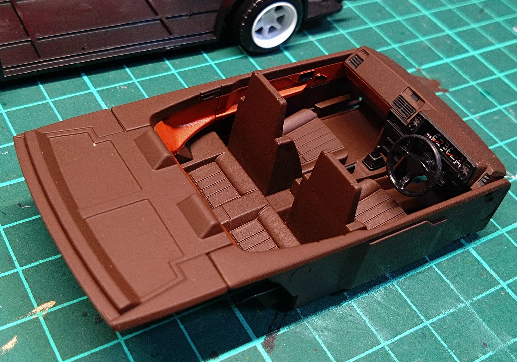 楽プラ　スナップキット　アオシマ　カーキット　6台セット アオシマ「楽プラ スナップキット」にカスタムホイール仕様の10