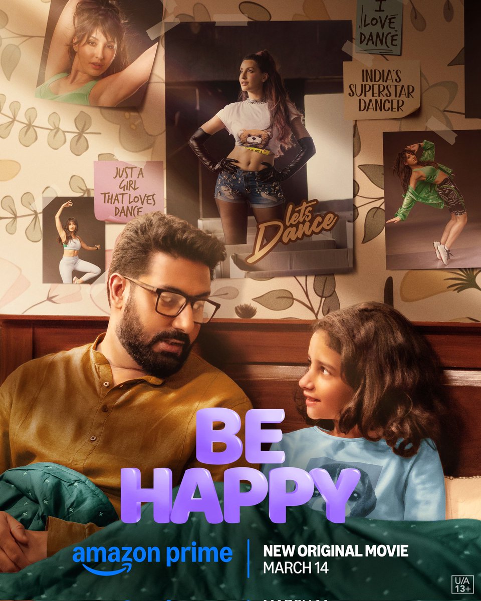 #BeHappy (2025) by <a href="/remodsouza/">Remo D'souza</a>, ft. <a href="/juniorbachchan/">Abhishek 𝐁𝐚𝐜𝐡𝐜𝐡𝐚𝐧</a> <a href="/norafatehi/">Nora Fatehi</a> #InayatVerma <a href="/1harleensethi/">Harleensethi</a> <a href="/actornasser/">Nasser</a> &amp; <a href="/iamjohnylever/">Johny Lever</a>, now streaming on <a href="/PrimeVideoIN/">prime video IN</a>.

<a href="/Lizelle1238/">Lizelle</a> <a href="/tyagiprachi/">Prachi T</a>
 <a href="/Harsh8Upadhyay/">Harsh Upadhyay</a> #PranavVatsa #SukritiBhardwaj <a href="/CastingChhabra/">Mukesh Chhabra CSA</a>