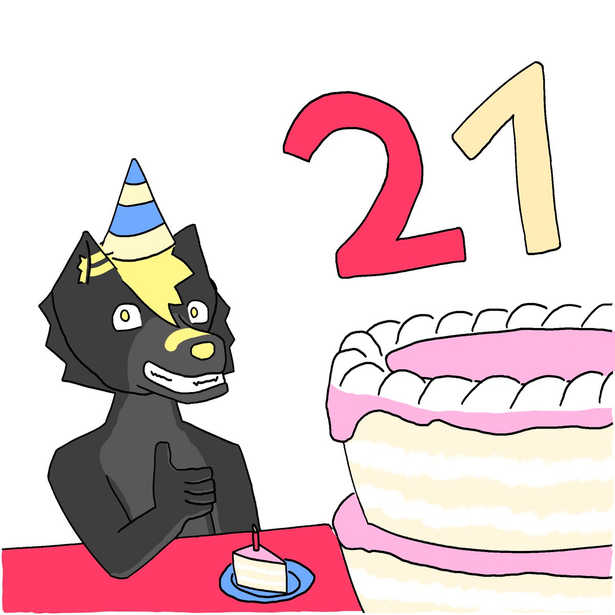 MissingIkeaScrw's tweet image. yayy, guess who turned 21 today! :D
#furry #furryart #furryartist