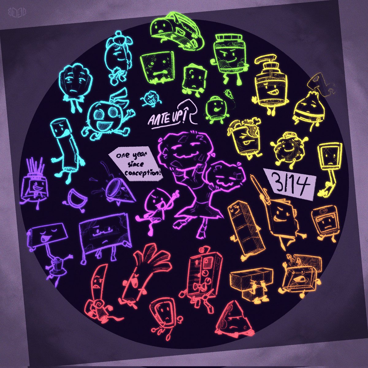 DanDaMiniFig's tweet image. ♠️ ANTE UP!-DATE ♠️
A year ago today, Ante Up! was conceptualized! Happy birthday to the crew! Here&apos;s some progress on episode one! 🧵

(Art by Director, Storyboarder, and Voice of Carabiner: DOORSLAM)
