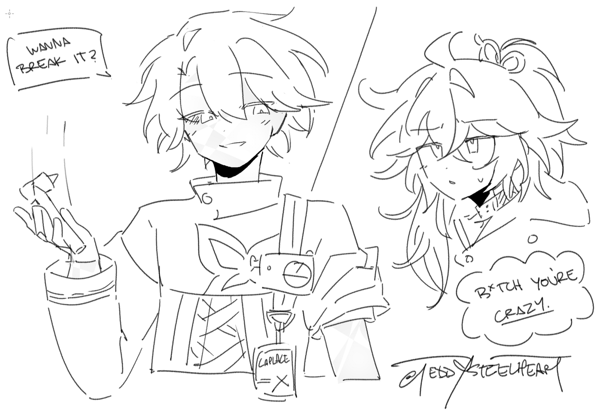 teddysteelheart's tweet photo. dumb stupid things #xpocket

(drew some parts from @phaedinphaedout's latest fic) https://t.co/lIzapyvAau
