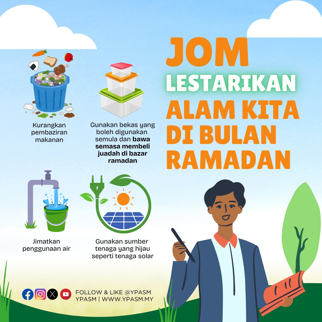 Di bulan Ramadan, selain daripada mengeratkan hubungan dengan Tuhan, kita juga boleh memperbaiki hubungan kita dengan alam sekitar dengan mengambil langkah-langkah yang berkesan untuk mencegah perubahan iklim, yang memberi kesan serius di kawasan sensitif seperti Antartika. 🐧🇦🇶