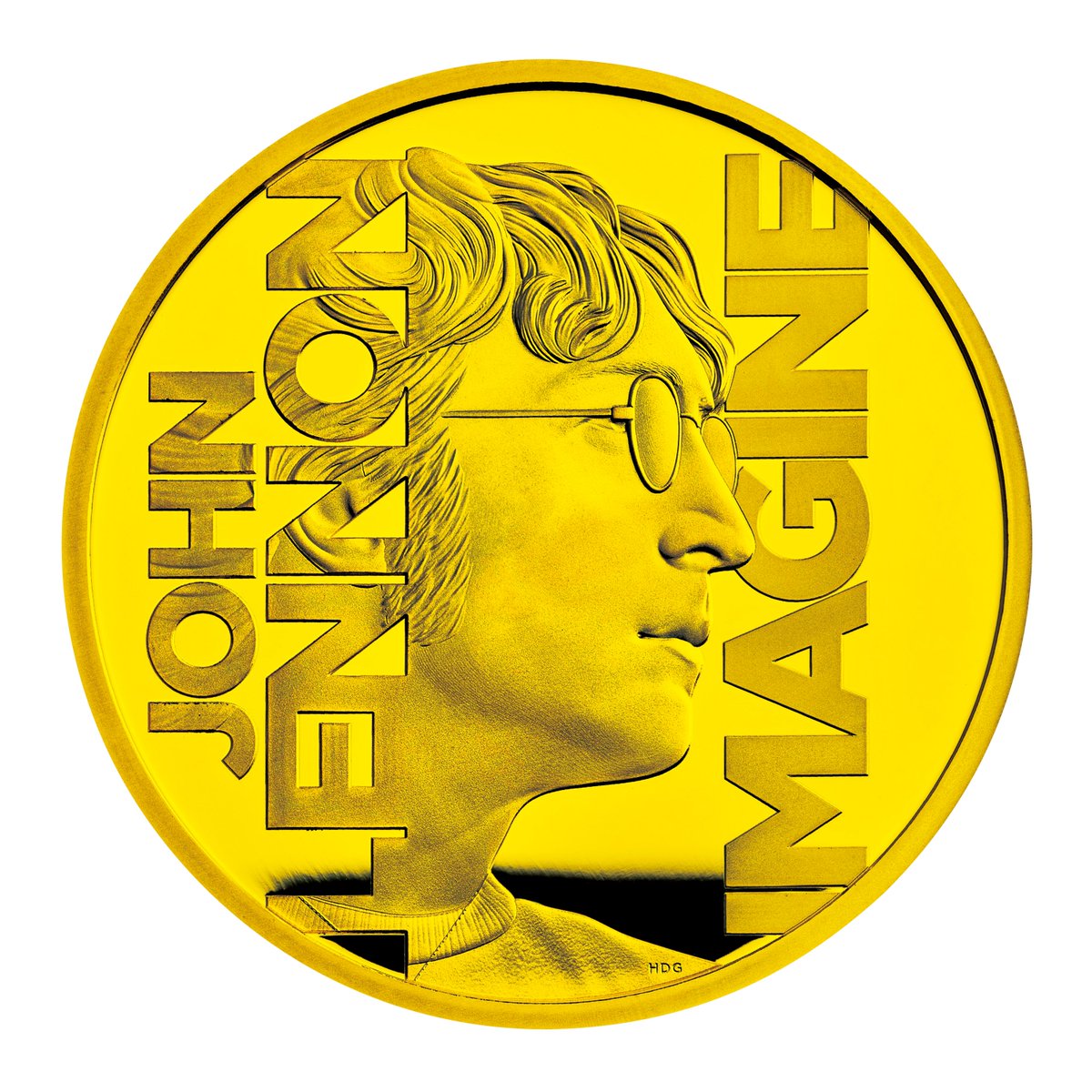 ジョン・レノン」の生誕85周年を記念して、英国王立造幣局が鋳造する『伝説のミュージシャン コインシリーズ  ～ジョン・レノン～』の金貨・銀貨４商品を、4月14日(月)より国内独占販売いたします。 https://t.co/N1l6NwPveU