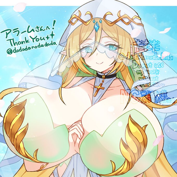 お祈りの手が乳に埋まったり圧迫されてるのよくないですか?(過去絵再掲) 