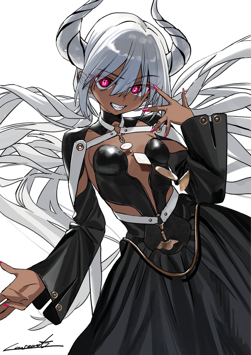 VoidboundRuler's tweet photo. ( 𝐹𝑈𝐿𝐿 ) 𝑆𝐻𝐸𝑂𝐿 𝑁𝑂𝐶𝑇𝑈𝑅𝑁𝐸.

Her main form is quite short so she has her secondary, “full” form for when she decides to switch things up. 

Here, she rocks a nice steady and slender 7’2. Her curling horns become straighter here. https://t.co/pRK7lEupbx