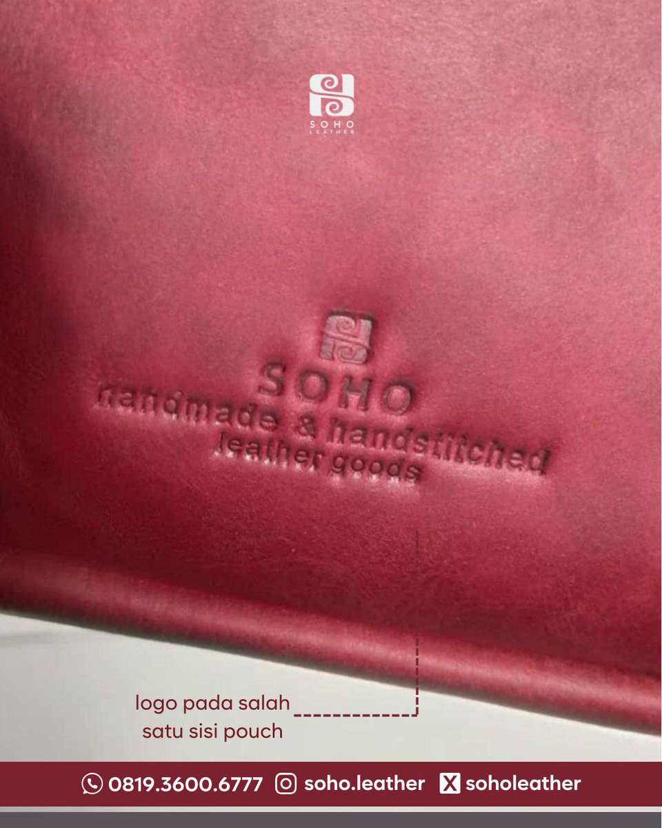 rndhtshnt's tweet image. READY STOCK 1 pcs - JALU POUCH - UNISEX

Berbahan kulit crazy horse merah maroon, siap kirim dari Yogyakarta. 

Jahit tangan manual ; muat untuk hp, dompet, kunci kendaraan. Buat dibawa meeting pas, buat berkunjung ke sanak saudara juga oke. 

Info pemesanan 0819.3600.6777 😍