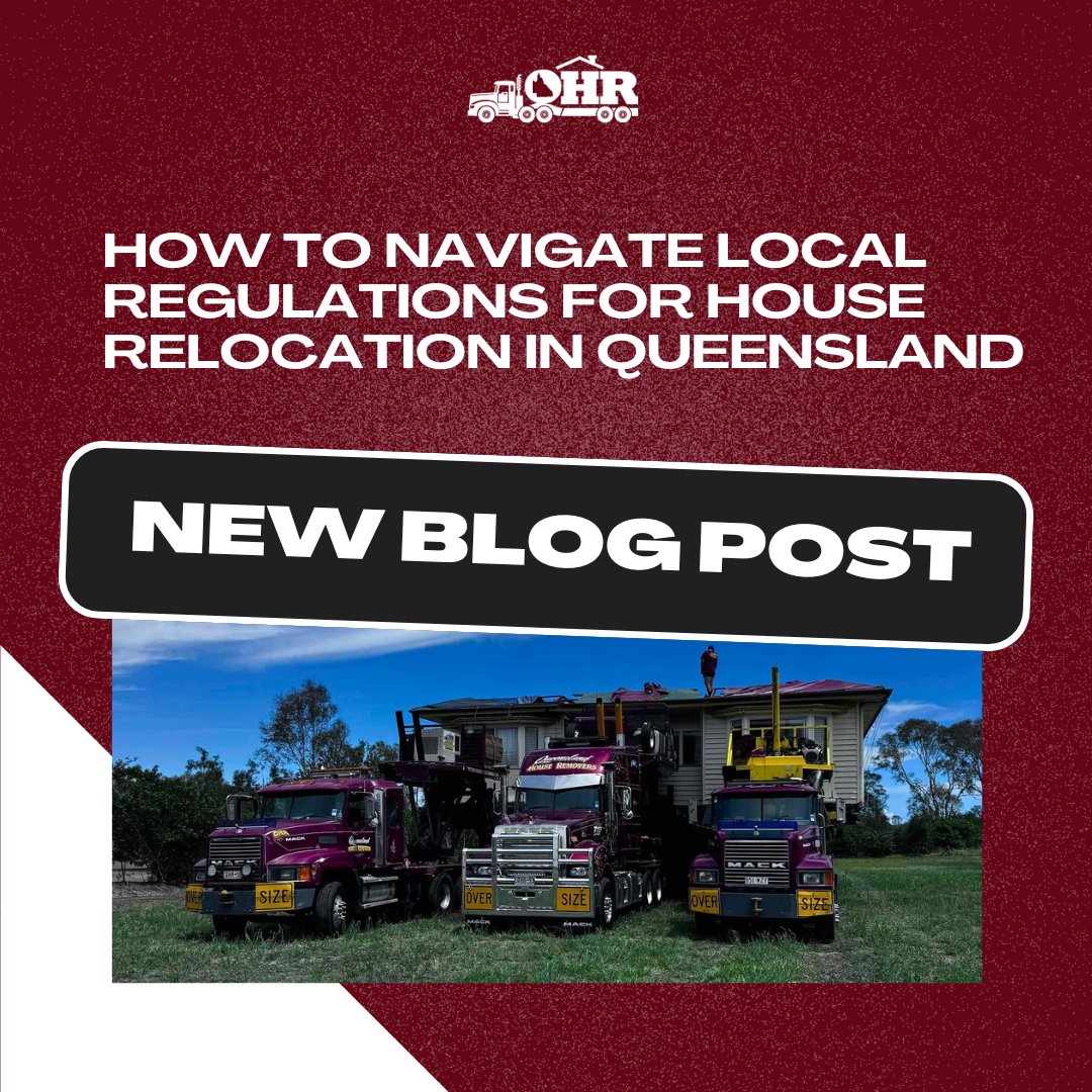 QldHRemovers's tweet photo. Relocating a house in Queensland? Our latest blog breaks down everything you need to know about council approvals, zoning laws, and more! 📜✅ 

🔗 https://t.co/dVwgeiddIR

#QueenslandHouseRemovers #HouseRelocation #Queensland #BuildingTips https://t.co/FbbbNdFKfy