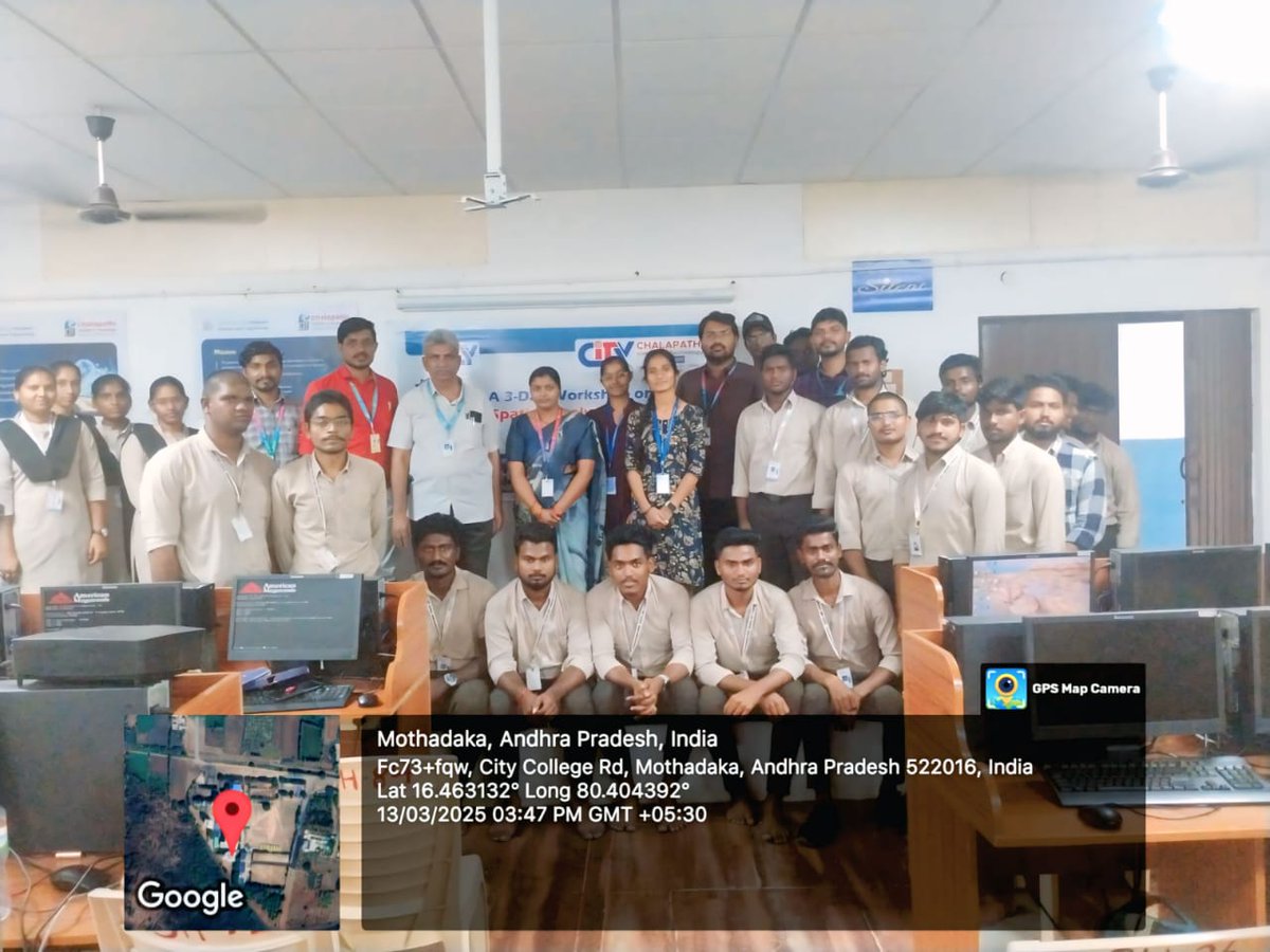chalapathicit's tweet photo. CITY-announce that Dept of #civilengineering, has successfully completed a 3-day workshop on #spatialanalysis using #ArcGIS software!The workshop provided an excellent opportunity for students to dive into the world of geospatial data and learn practical skills https://t.co/gS9Rs8YiOg