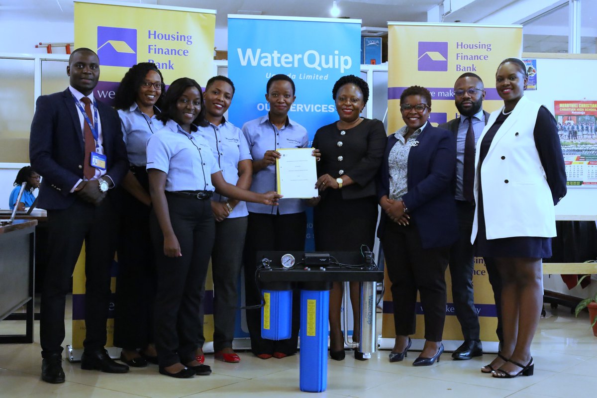 We are excited to announce our partnership with <a href="/housingfinanceU/">Housing Finance Bank</a> to bring sustainable water solutions to schools across Uganda.

According to <a href="/StatisticsUg/">Uganda Bureau of Statistics (UBOS)</a> , approximately 37% of primary schools and 25% of secondary schools lack access to clean water, and around 60% of rural