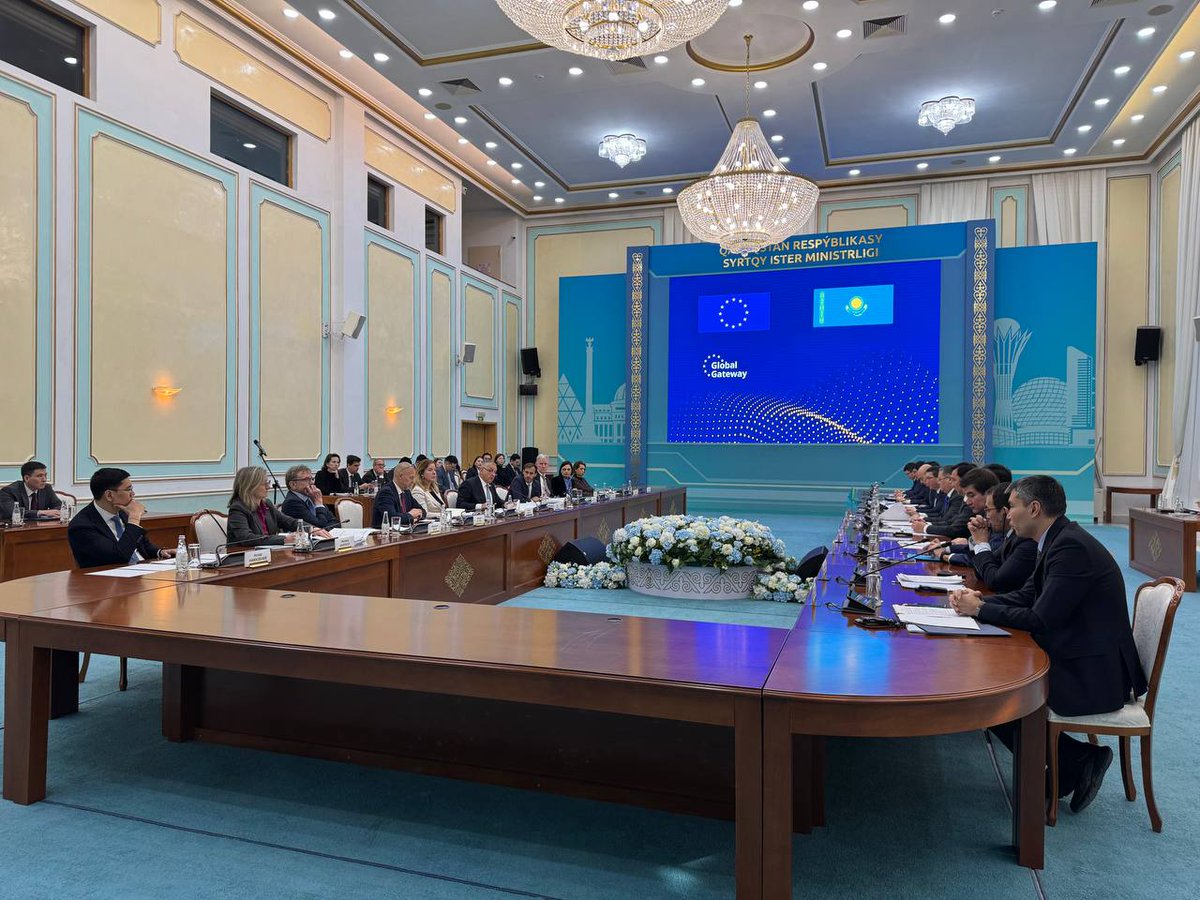 Jozef Síkela, #EU Commissioner for International Partnerships, has concluded his visit to #Kazakhstan.  During his visit, he met with President Kassym-Jomart Tokayev, other government officials, and representatives from the EU businesses.

🇪🇺🇰🇿