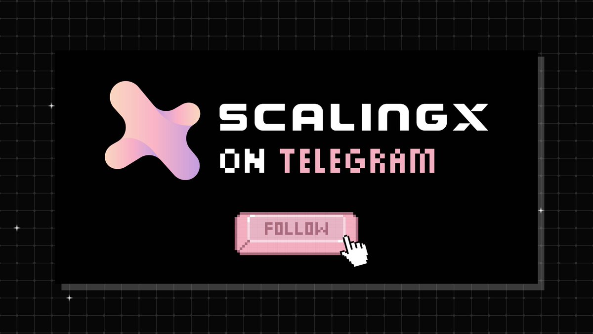 Scaling_X's tweet image. Stay connected with #ScalingX 🚀
Join our Telegram for the latest updates, exclusive event invites, and everything happening in the Web3 space!
Let’s grow together 👉 t.me/scalingx