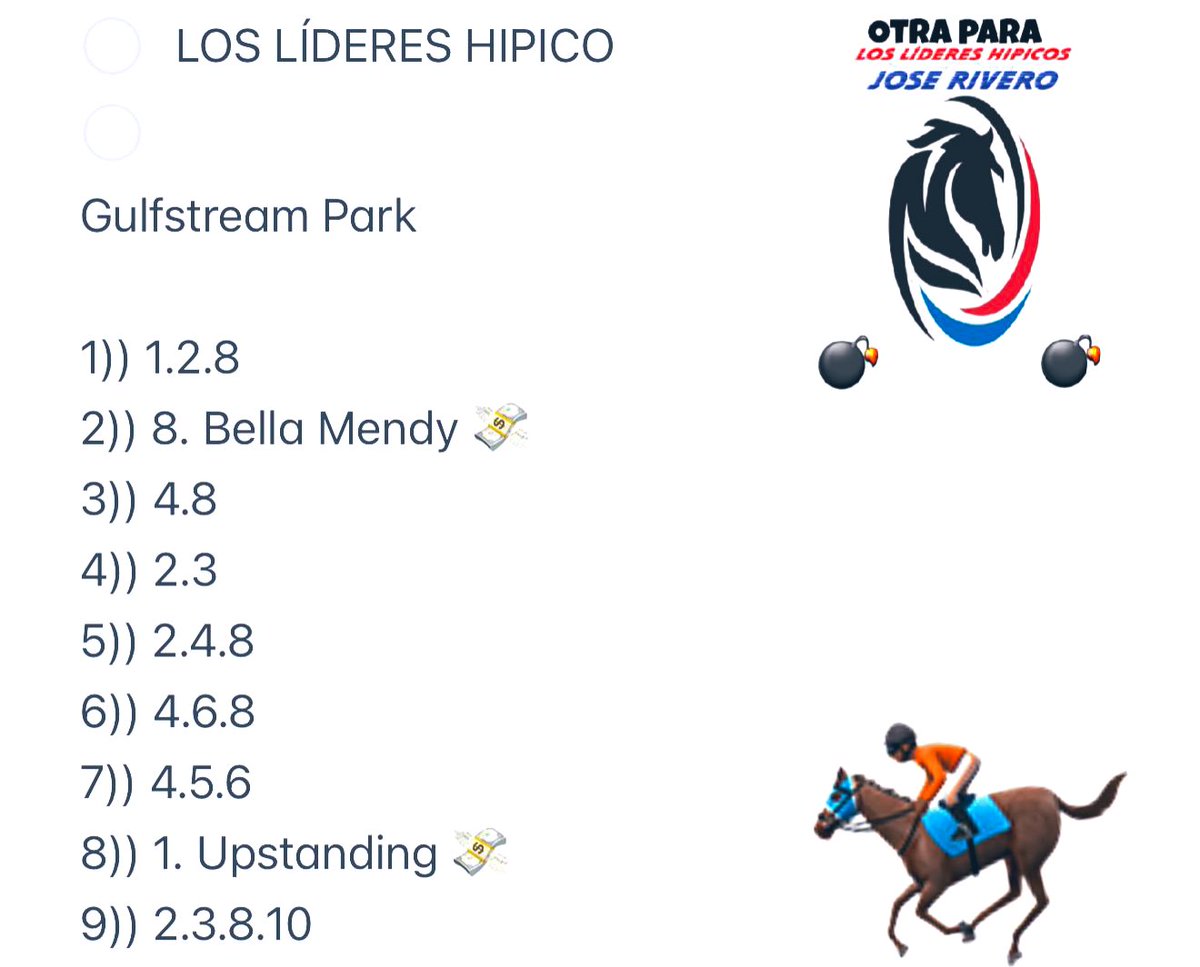 marcas viernes 14.03.2025 
<a href="/PZr2021/">Jose rivero</a> <a href="/GulfstreamPark/">Gulfstream Park</a>
