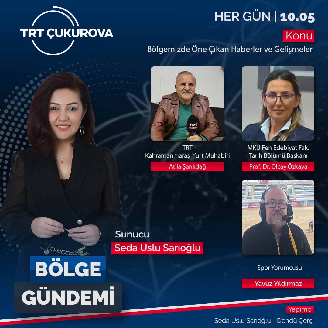 TRTCukurova's tweet photo. Günaydın, Bölge Gündemi başlıyor…

Canlı Yayın ⤵️

🌐https://t.co/b6d4MZ61q4
🎧https://t.co/6Oty5srZnH https://t.co/FfIHUdlWRg