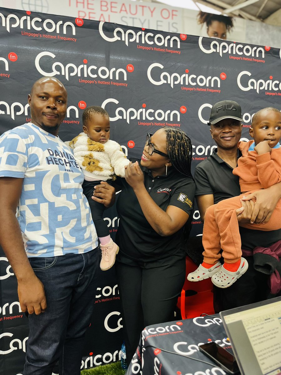 <a href="/Mpho_Mashita/">Mpho-M</a> <a href="/RefilweThebu/">Refilwe Mathebula</a> #CapricornBreakfast | Tshifhiwa Rawhengani and kids came through to meet up with Jones Netshipise and <a href="/Mpho_Mashita/">Mpho-M</a>. Nothing but good energy in Thohoyandou this morning and we love it 🔥