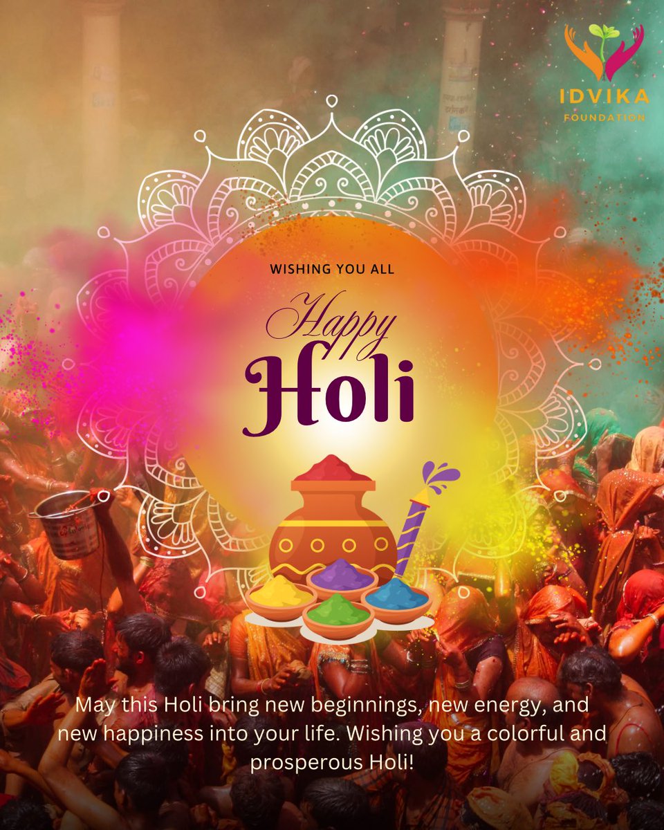 May your life be as colorful and joyful as the festival of Holi! Wishing you a Happy Holi!

गुलाल की महक, पिचकारी की धार, रंगों की बौछार और खुशियों की फुहार, आपको और आपके परिवार को होली की हार्दिक शुभकामनाएं!