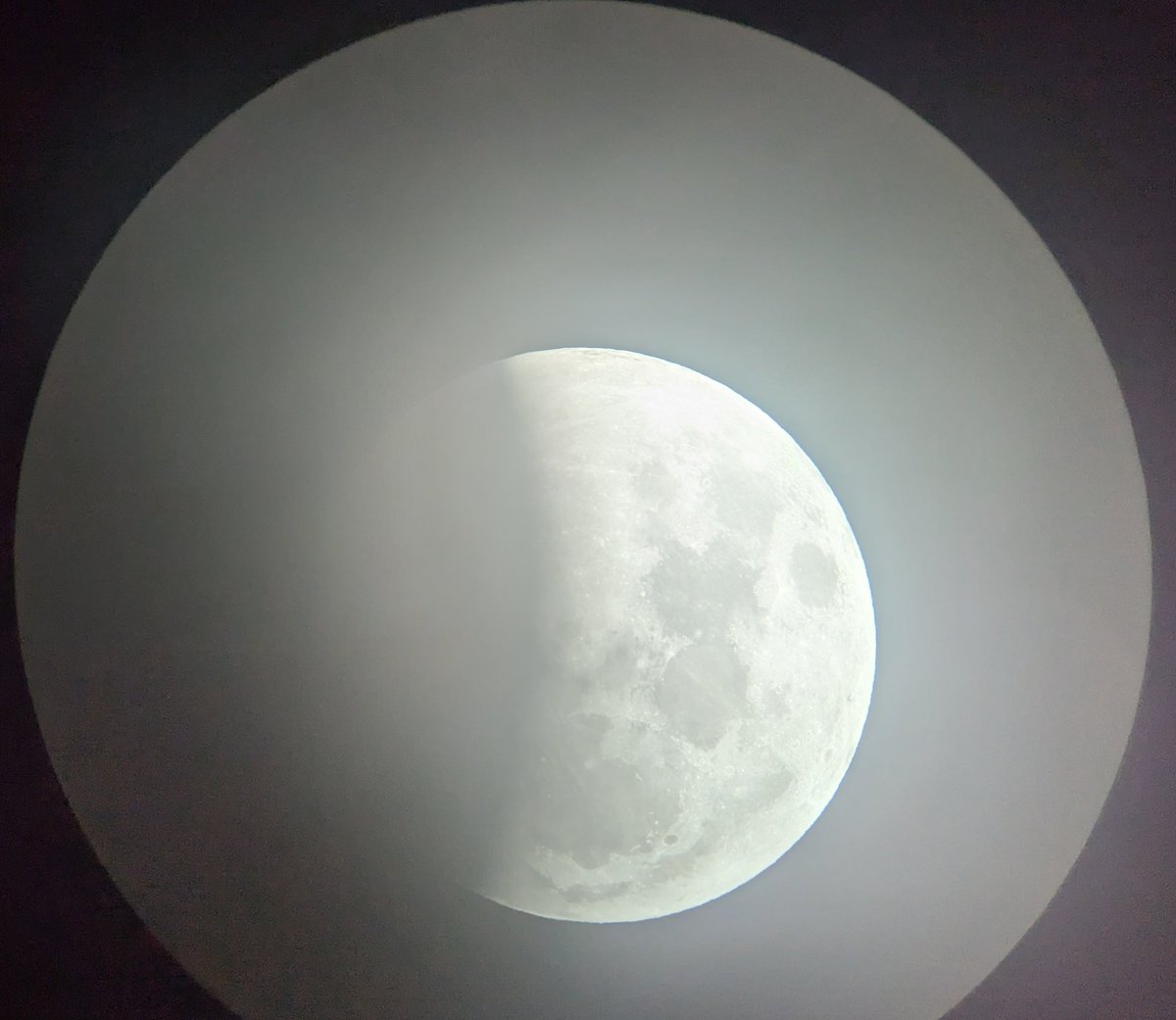 Bruce McCurdy (@brucemccurdy) on Twitter photo One thing went right today! The skies have cleared sufficiently to see tonight's lunar eclipse. Still in its partial phase right now. Got this pic thru the 7-inch telescope at the @RASC Observatory at <a href="/TWoSEdm/">TELUS World of Science - Edmonton</a>
Step outside & see for yourself!
Eclipse will become total at 0026 MDT One thing went right today! The skies have cleared sufficiently to see tonight's lunar eclipse. Still in its partial phase right now. Got this pic thru the 7-inch telescope at the @RASC Observatory at <a href="/TWoSEdm/">TELUS World of Science - Edmonton</a>
Step outside & see for yourself!
Eclipse will become total at 0026 MDT