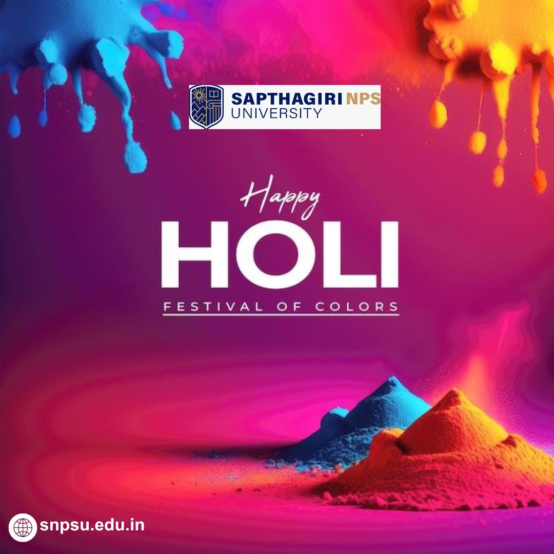 sapthagirinps's tweet photo. Let's celebrate this Holi with love, laughter, and positivity. Wishing you all a vibrant and safe Holi.
.
.
.
#HappyHoli #snpsu #FestivalOfColor #holicelebration #ColorfulMoments #JoyAndProsperity #CelebrateWithLove #SpreadHappiness #sapthagirinpsuniversity #admissionsopen https://t.co/JX9u0cdrIK