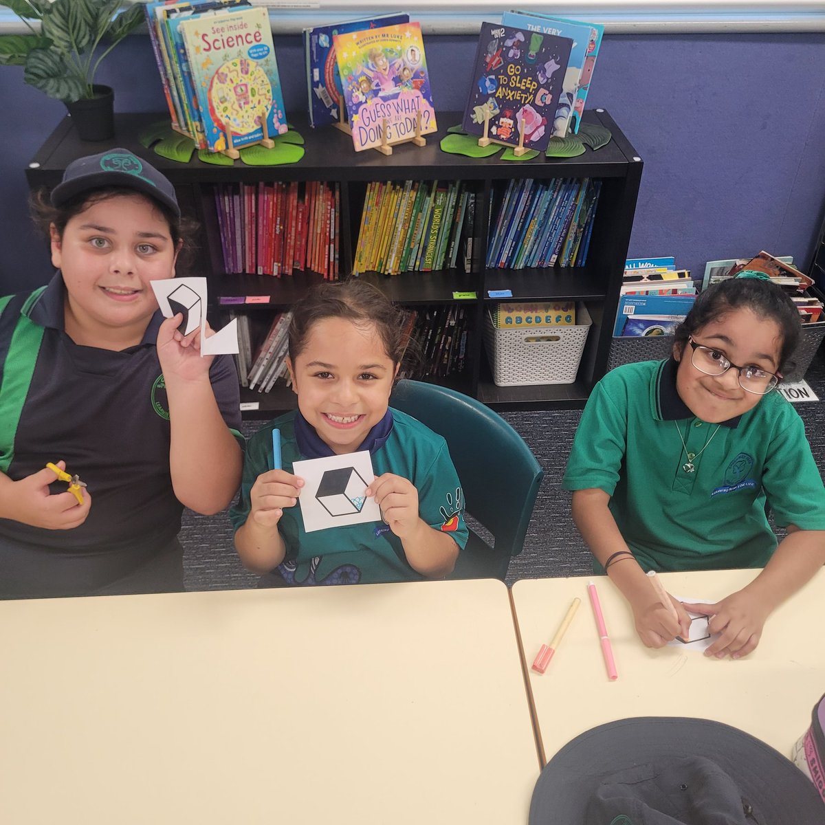 Today we celebrated International Day Of Mathematics, or Pi Day (3.14... today's date). The theme for 2025: Mathematics, Art, and Creativity was recognised with fun lunch time activities. Thanks Mrs Higgins for the fun you organised. #LoveWhereYouLearn