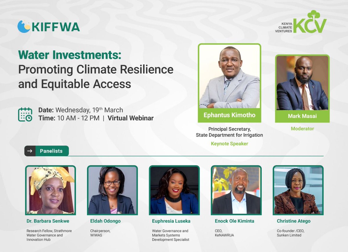 Purpose to join and get to know and understand if we are investing wisely in WATER as our lifeline of our future!.

Please find the link below:

lnkd.in/dDCv63JX

#Sdg6