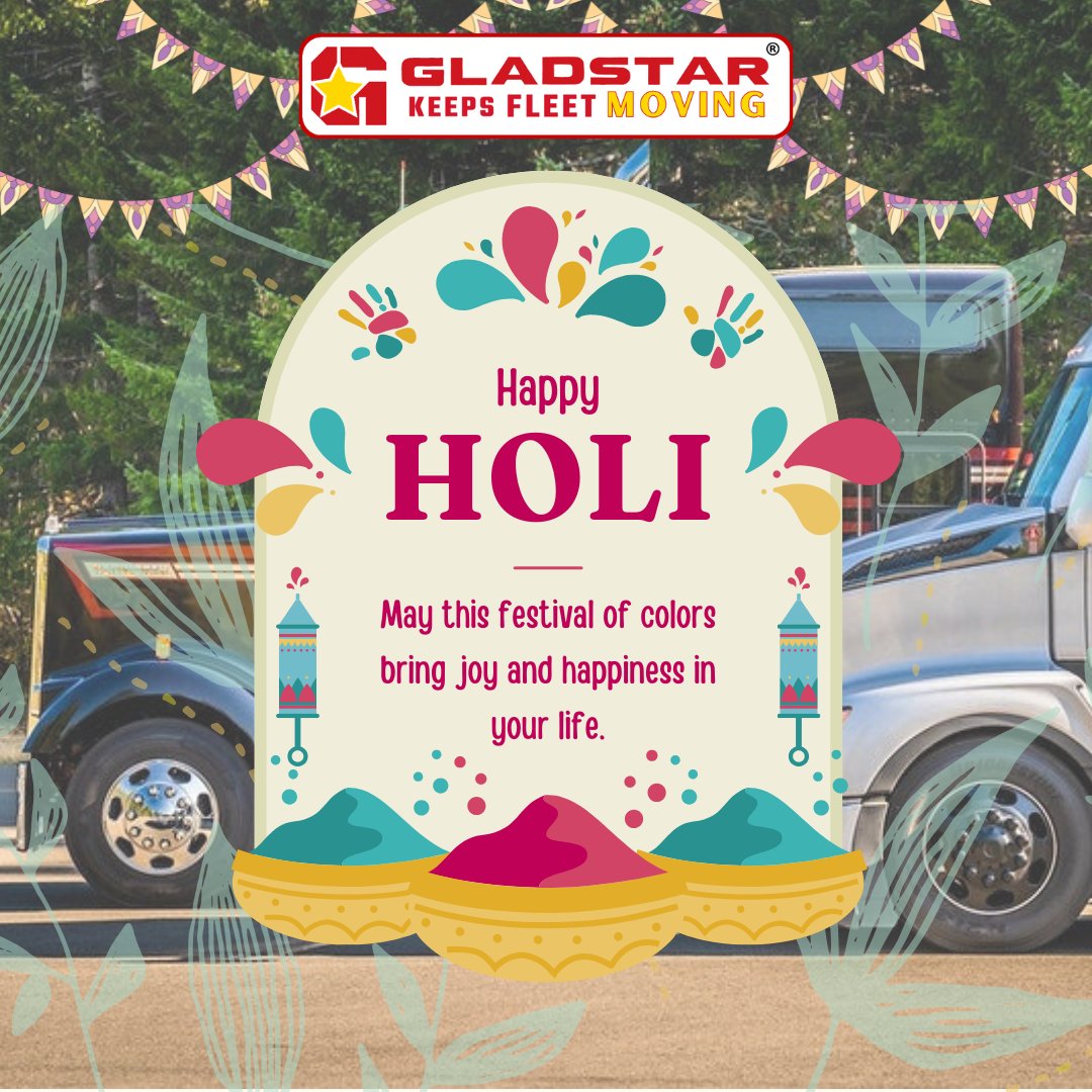 _GladStar's tweet image. Gladstar wishes Happy Holi to all !! 🌈

🚛 Keep your trucks running strong with Gladstar Heavy Duty Truck Parts! Quality, reliability, and performance you can count on. 💪

#GladstarHeavyDuty #truckpartsforsale #truckmaintenance #HeavyDutyTrucks #HubProtection #TrucAccessories
