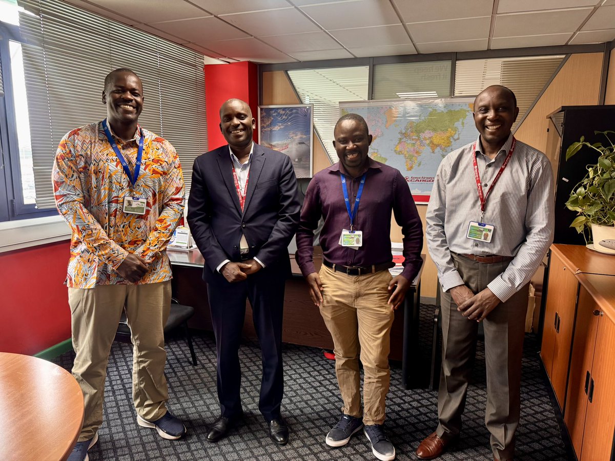 We met with <a href="/KenyaAirways/">Official Kenya Airways</a> Mr. Joseph Musola (Head of Cargo Commercial) &amp; Mr. Valentine Ingosi (Manager, Cargo Standards &amp; Quality Control), at JKIA. We welcomed KQ to <a href="/petshipexperts/">IPATA</a> 2025 in Thailand &amp; commended their commitment to safe animal transport #IPATACON2025