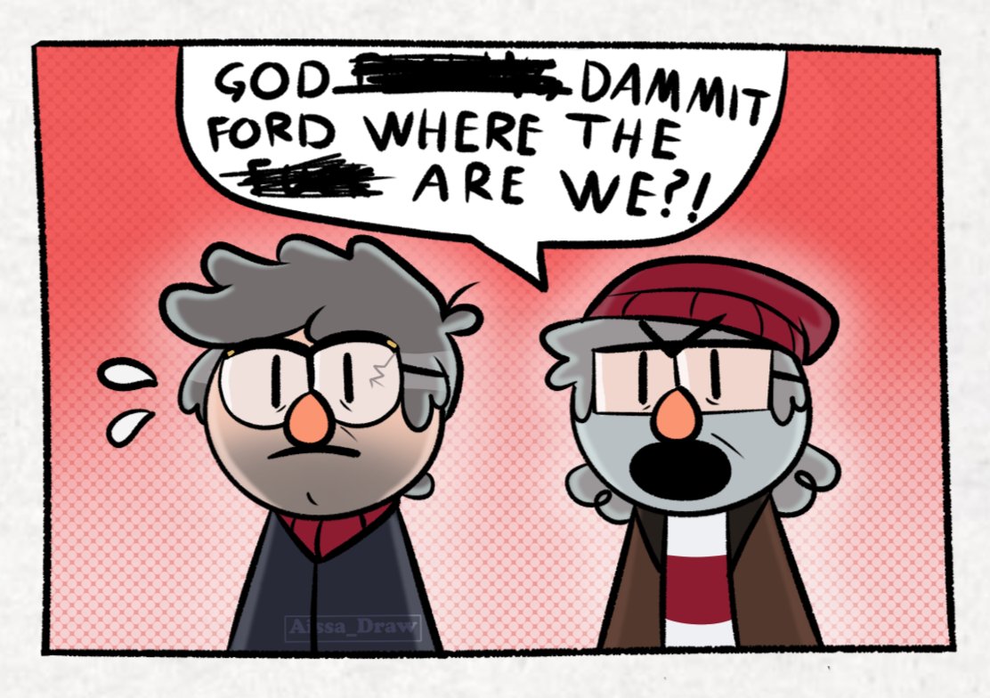 In my mind this was fun 
(And I reread Lost Legends)

#GravityFalls #dogman #GravityFallsfanart #dogmanfanart